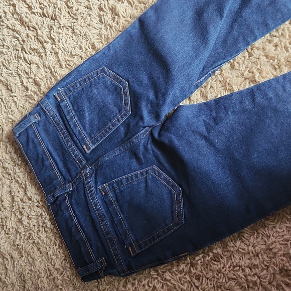 Children's Place dark wash distressed skinny jeans size 6x/7 - Picture 7 of 8
